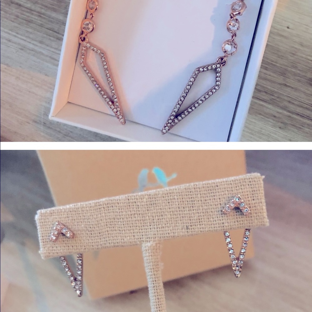 **Set**Chloe + Isabel RoseGold Necklace & Earrings